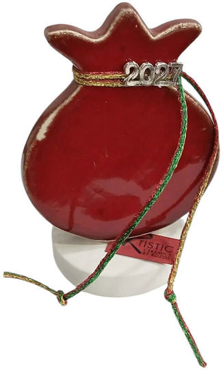 Kalliopi Silver Ceramic Pomegranate