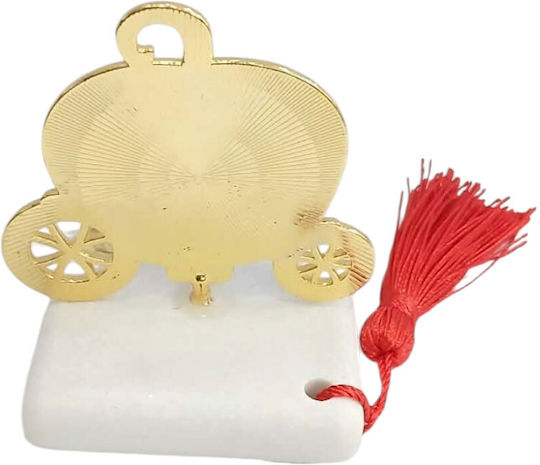 Kalliopi Silver Επιτραπέζιο Γούρι Κολοκύθα Πράσινο από Πέτρα 2027 5.5x10cm