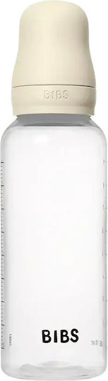Bibs Plastic Baby Bottle Latex Anti-colic with Silicone Teat Beige 270ml