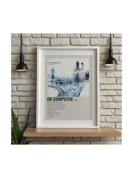 Music Poster Ok Computer Radiohead Ms746 30cm X 40cm-71537pd158399