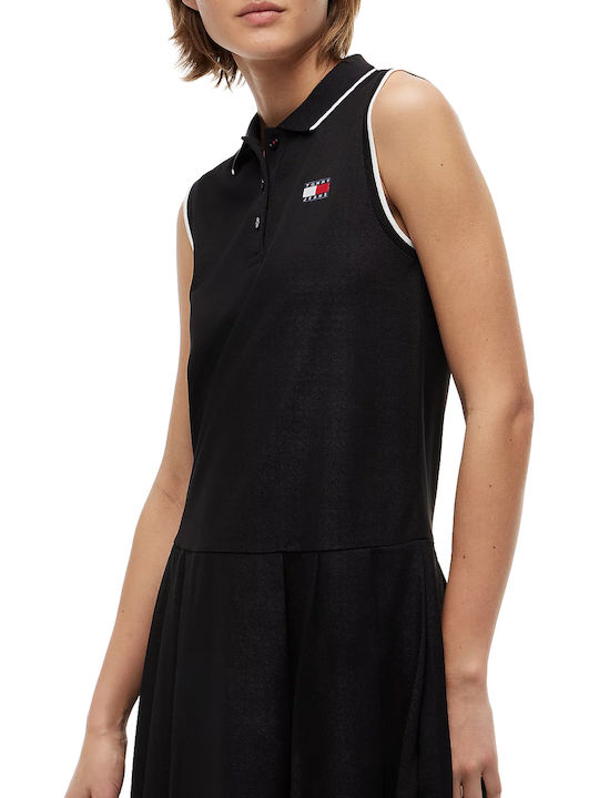 Summer Mini T-Shirt Dress Bds/Black