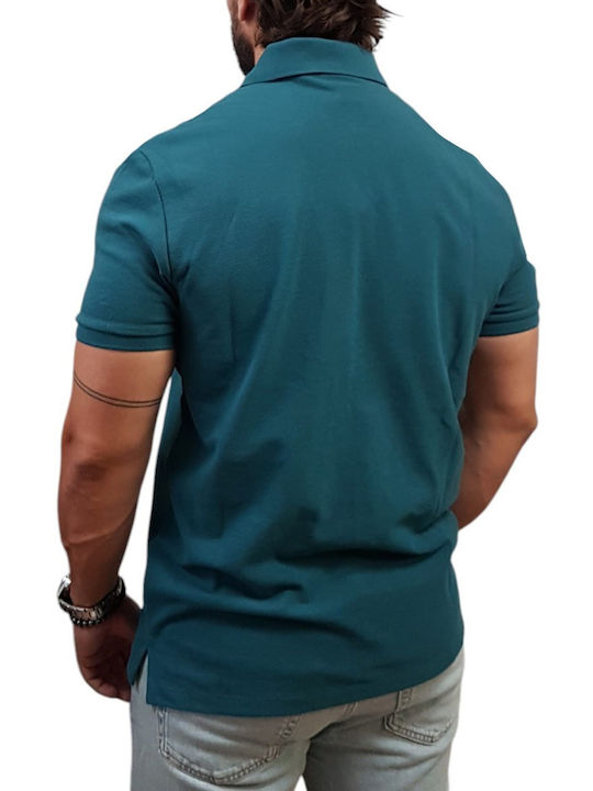 Calvin Klein Polo Herrenblusen Petrol Blau Calvin Klein Polo Herrenblusen Petrol Blau