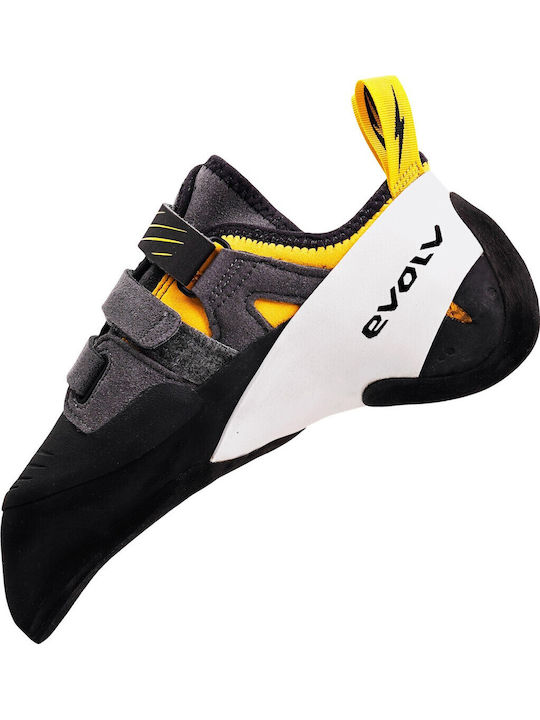 Evolv Men's Asymmetrical Climbing Shoes Black