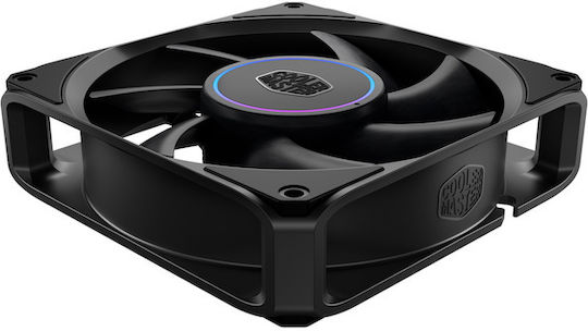 CoolerMaster MasterFan M120 Case Fan (2300rpm / 75.2cfm) with ARGB Lighting and 4-Pin PWM Connection