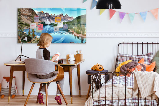 Magnetic Board Mountain Landscape One Magnet 120x60