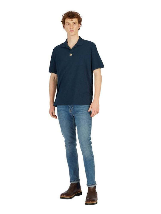 Polo T-shirt Navy Μπλε