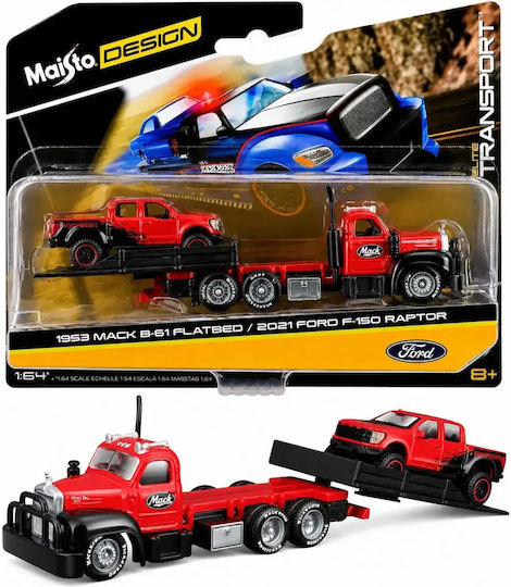 Maisto Set cu camion 1:64 pentru 8+ Ani