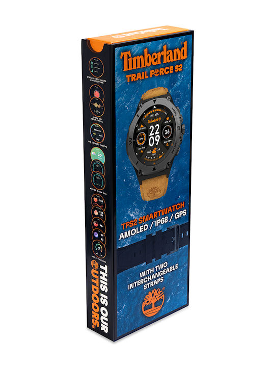 Timberland Timberland Ceas cu Baterie cu Curea din Piele