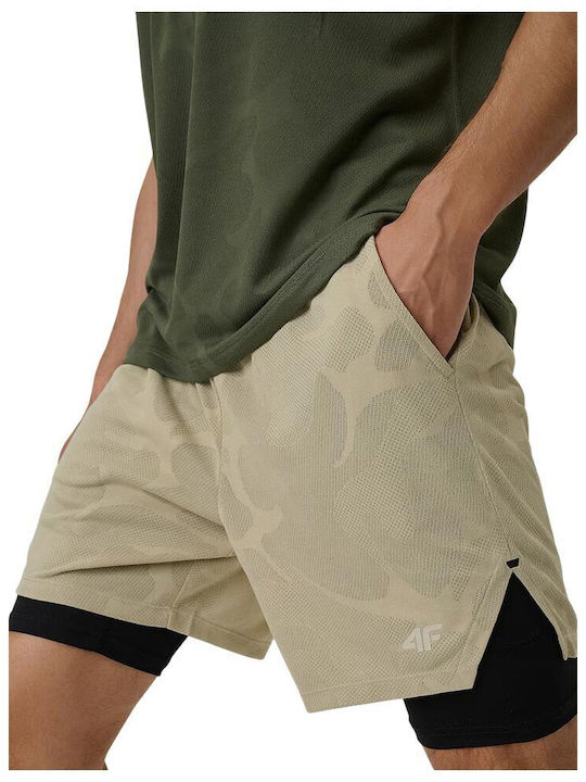 Functional Sports Men's Beige Shorts