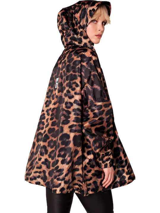 Damenjacke Für Winter Braun-Schwarz