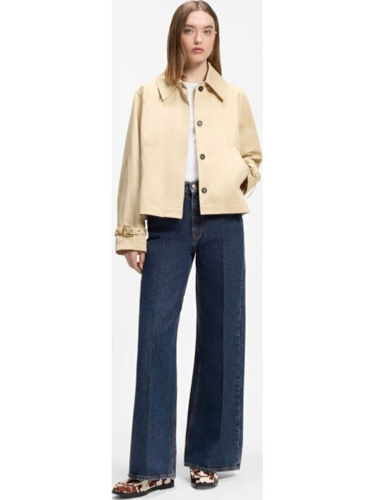 High Rise Women's Jean Pants Flared