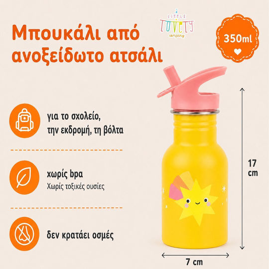 Неръждаем Детски Комплект за Хранене 0.9lt Сребрист