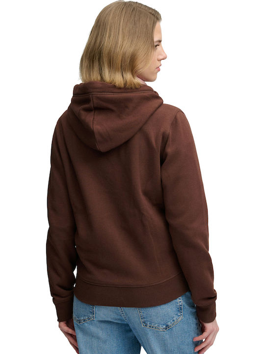 Women's Hooded Sweatshirt Chestnut Brown