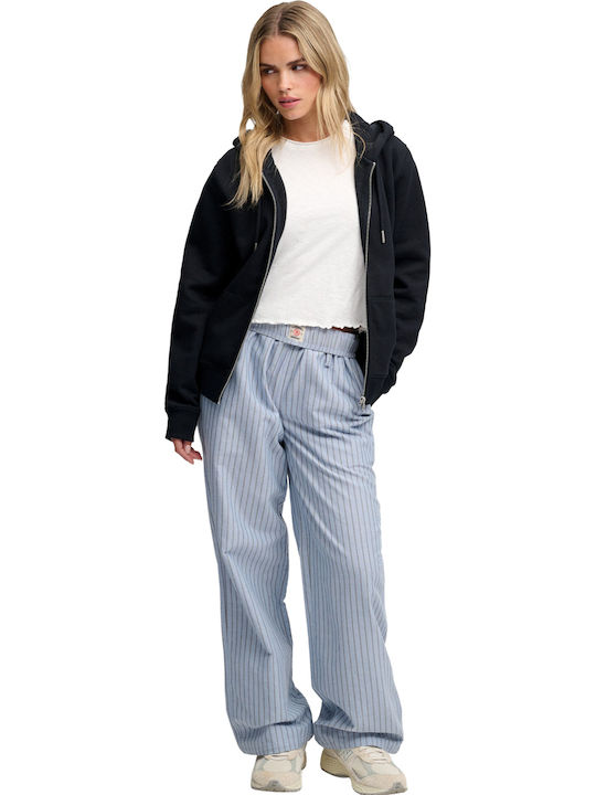 Damen Sweatshirt Strickjacke Eclipse Marineblau