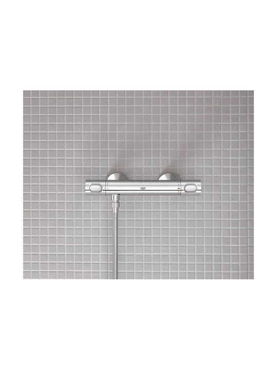Grohe Built-in Mixer & Supply Set for Shower Silver