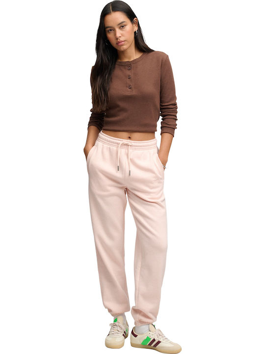 Damen Jogginghose mit Jogger Rose Blush Pink