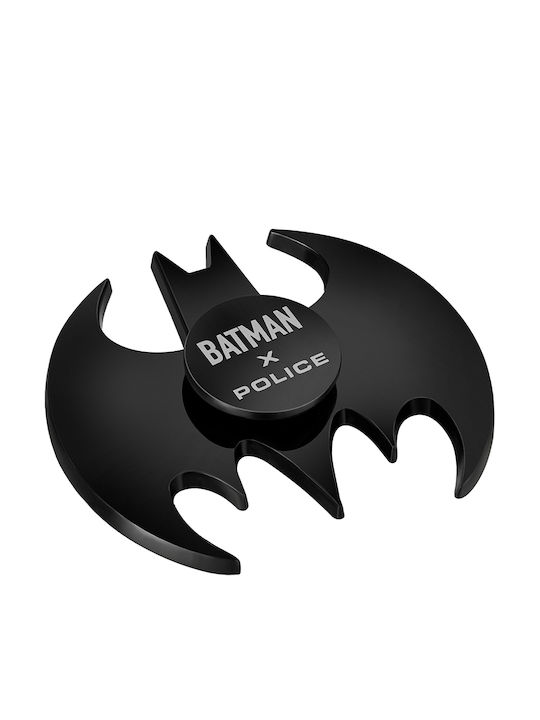 Police Batman Men's Watch 45mm Battery With Black Leather Strap