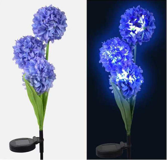 Set of 2 Stake Solar Lights Flowers with Blue Light IP65
