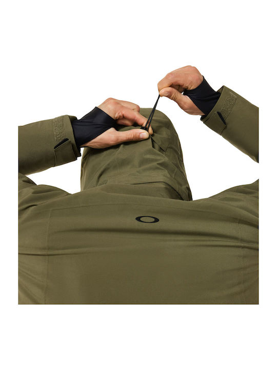 Oakley FOA406100-7CE Jachetă Gore-Tex Pentru Bărbați Pentru Ski & Snowboard Verde