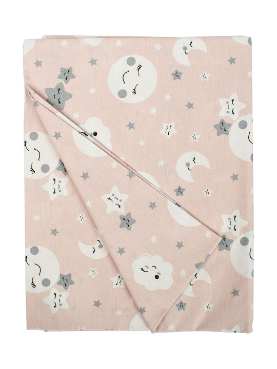 Dimcol Baby Duvet Cover Smile 82 Coral 120x160cm