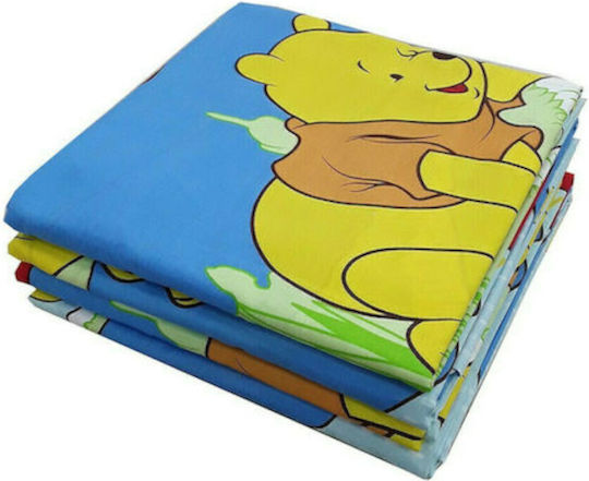 Beboulino Copertă de Pătuț Winnie the Pooh Multicoloră 110x150cm.
