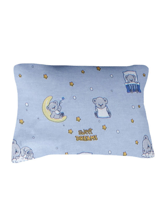 Dimcol Baby Cotton Pillowcase Light Blue 35x45cm