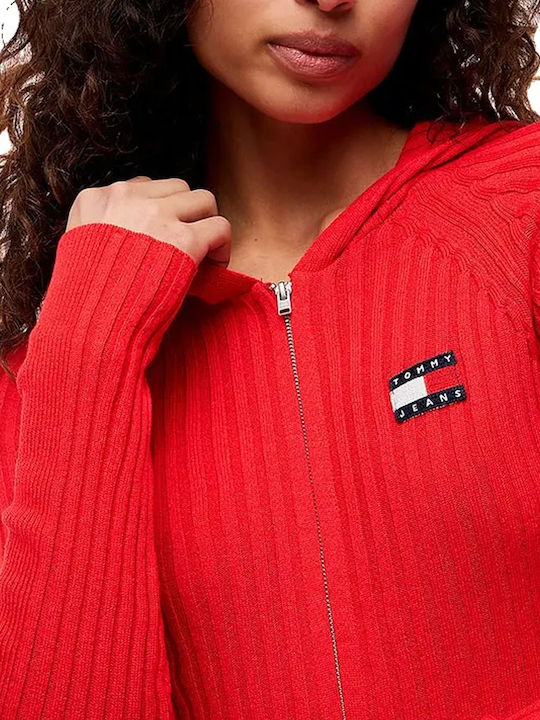 Tjw Women's Knitted Cardigan Amaryllis Red