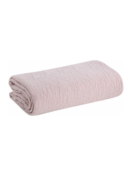 Nef-Nef Homeware Cotton Baby Quilt Baby Stars 110x150cm Pink