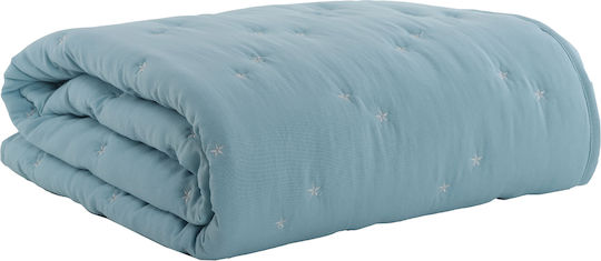 Nef-Nef Homeware Galactica Бебешка кувертюра Микрофибър Aqua 110x150см Nef-Nef Homeware Galactica Бебешка кувертюра Микрофибър Aqua 110x150см