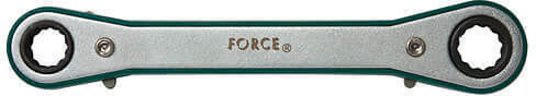 Force Double Polygon Wrench Straight with Ratchet Mechanism 16x18mm