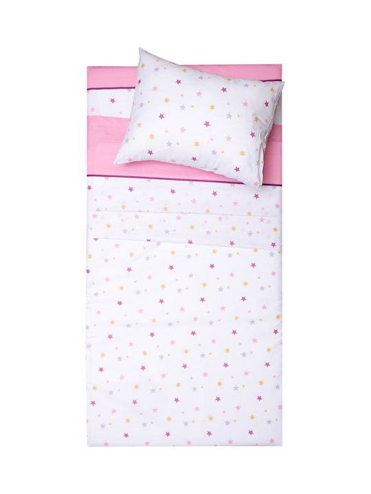 Viopros Бебешка кувертюра Памук Pink 120x160см