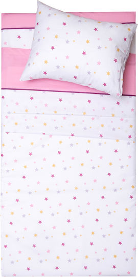 Viopros Бебешка кувертюра Памук Pink 120x160см Viopros Бебешка кувертюра Памук Pink 120x160см