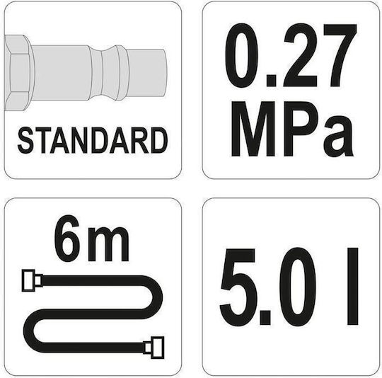 Instrument pentru schimbarea lichidului de frână Yato Yt-06845 6 M 5 L