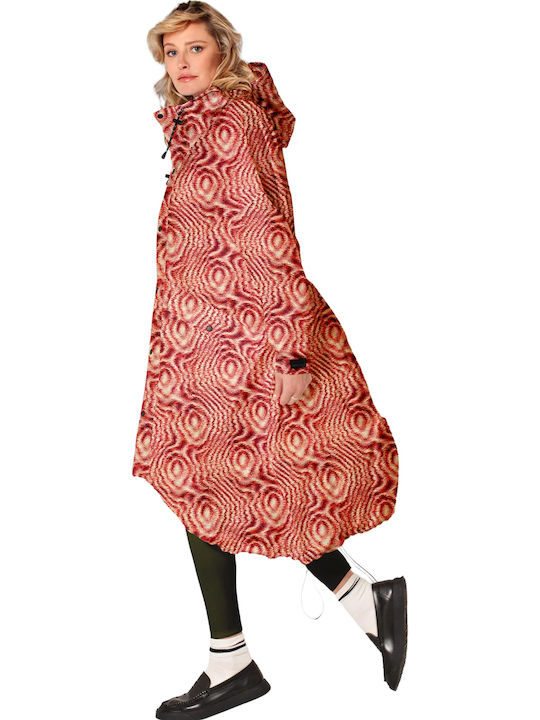 Women's Orange Coat