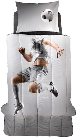 Saint Clair Single Set Striker Gray 170x250cm