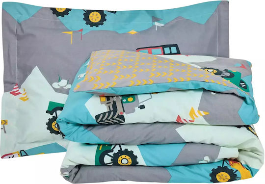 Das Home Single Set Green Grey 170x260cm