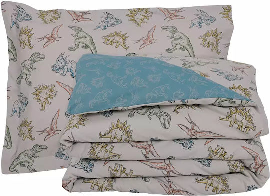 Das Home Kids Sheets Single Blue Grey 170x260cm Das Home Kids Sheets Single Blue Grey 170x260cm