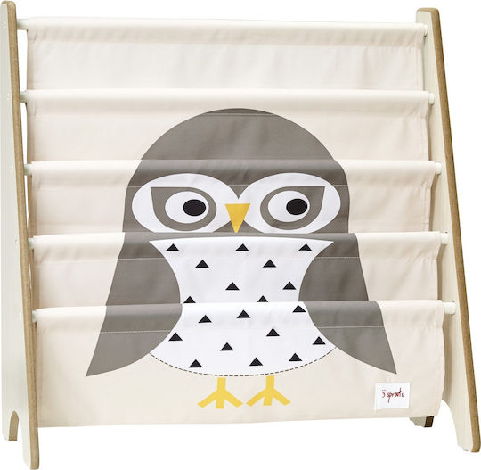 Owl Bibliotecă pardoseală Lemn Owl 25.4x25.4x61cm