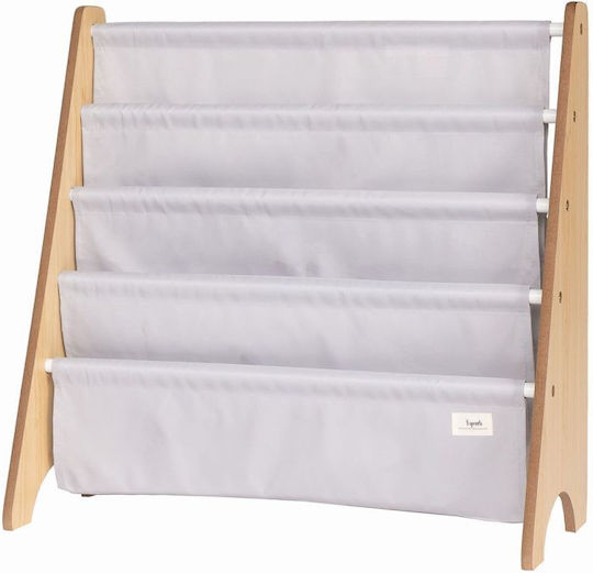 Bibliotecă pardoseală Lemn Gri 25.4x25.4x61cm