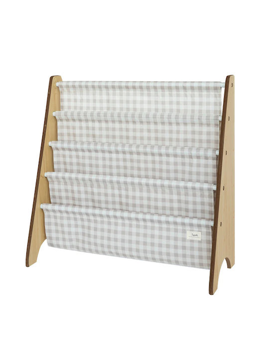Bibliotecă pardoseală Lemn Beige 62x25.4x61cm