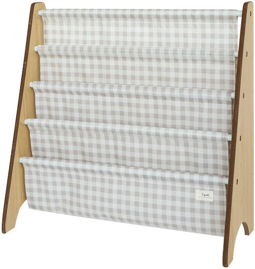 Bibliotecă pardoseală Lemn Beige 62x25.4x61cm