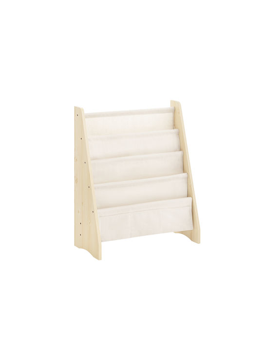 Bibliotecă pardoseală Lemn Bej 63x28x76cm