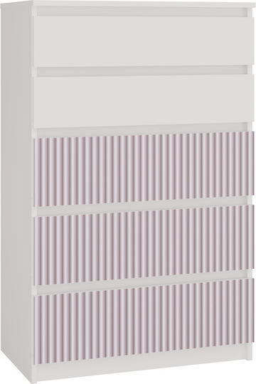 Cabinet pardoseală Lemn Alb 70x40x110cm