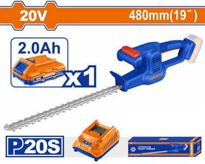 Wadfow Hedge Trimmer Battery 20V with Blade 48cm WLYP5181E
