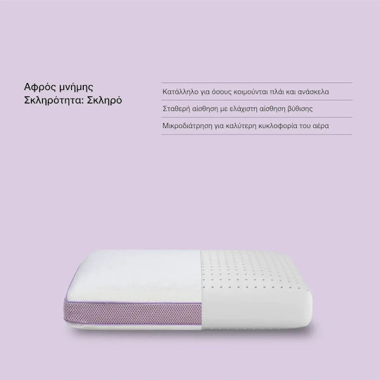 Ypnos Memory Foam Anatomic Bed Pillow 40x60x12cm