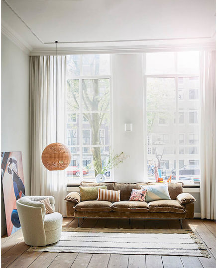 HK Living Zierkissen Braune 30x50cm