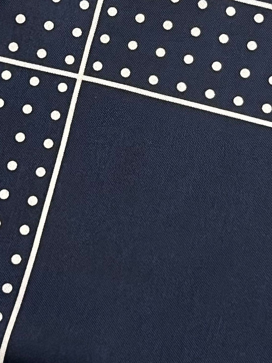 Herrenschal Seidiges Blau Männlich