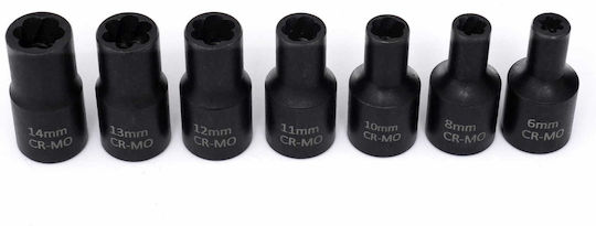 Impact Steckschlüssel-Set Bit Kraft&dele 1/2'' 15 Stücke Kd11793