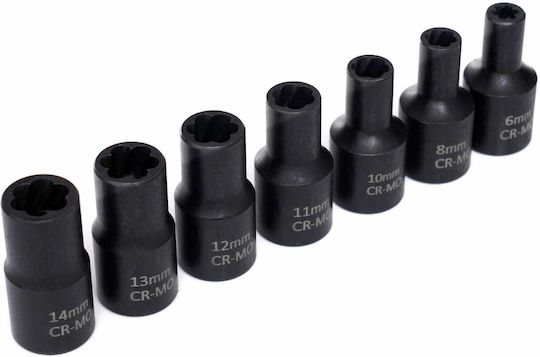 Impact Steckschlüssel-Set Bit Kraft&dele 1/2'' 15 Stücke Kd11793