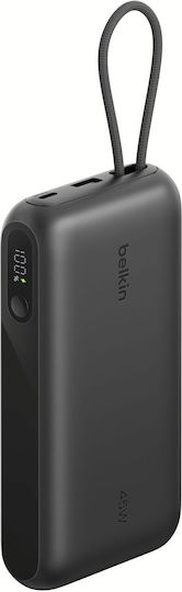 Belkin UltraCharge Power Bank 20000mAh 45W mit USB-A Ausgangsanschlüsse und USB-C Ausgangsanschlüsse Schwarz